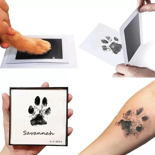 Footprint/Handprint Pad Printing Pet Paw/Baby Footprint Ink-Free (Safe Non-Toxic)
