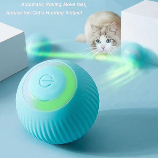Automatic Rolling Smart Cat/Dog Toy for Indoor Interactive Playing